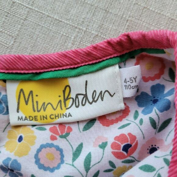 Mini Boden Pink Corduroy Dress - Picture 6 of 7